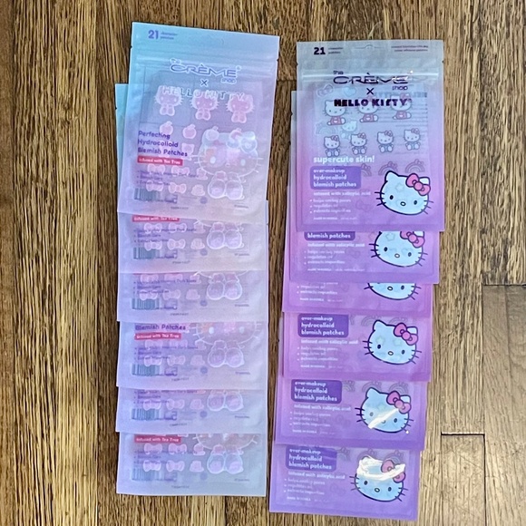 THE CREME SHOP SANRIO HELLO KITTY BLEMISH PATCHES HYDROCOLLOID PIMPLELOT 0F 12